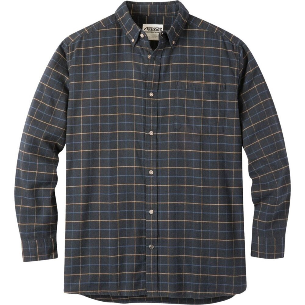 Mountain Khakis Downtown Flannel Shirt Mens Size Large Plaid Flannel Long Sleeve